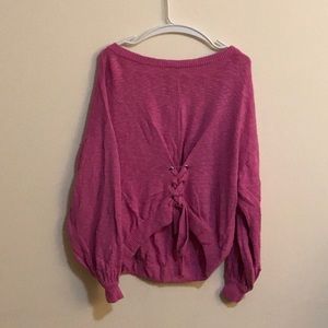 Express corset sweater